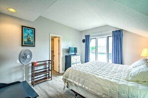 2 chambres, fer et planche à repasser, Wi-Fi, draps fournis