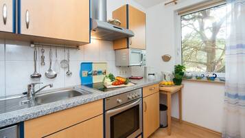 KĂŒhlschrank, Mikrowelle, Herdplatte, GeschirrspĂŒler