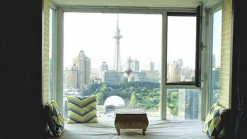 Uitzicht vanuit accommodatie