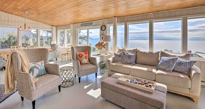 Waterfront Ferndale Home: Deck + Beach Access