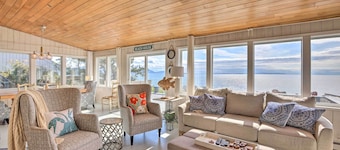 Waterfront Ferndale Home: Deck + Beach Access