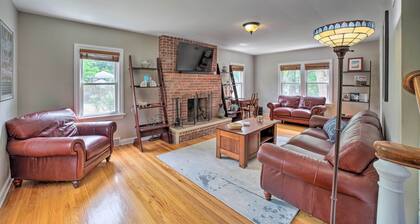 Pet-Friendly Lake Getaway: 1 Block to Beach!