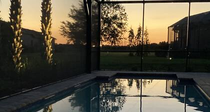 Beautiful new country club home, private pool, spa, transferable golf membership