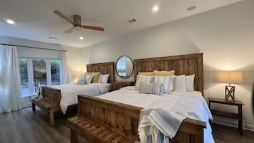 4 bedrooms, iron/ironing board, free WiFi, bed sheets