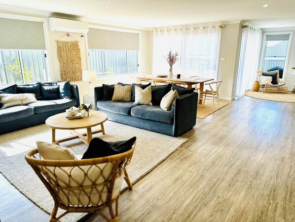 Smart TV, video games, ping pong, books