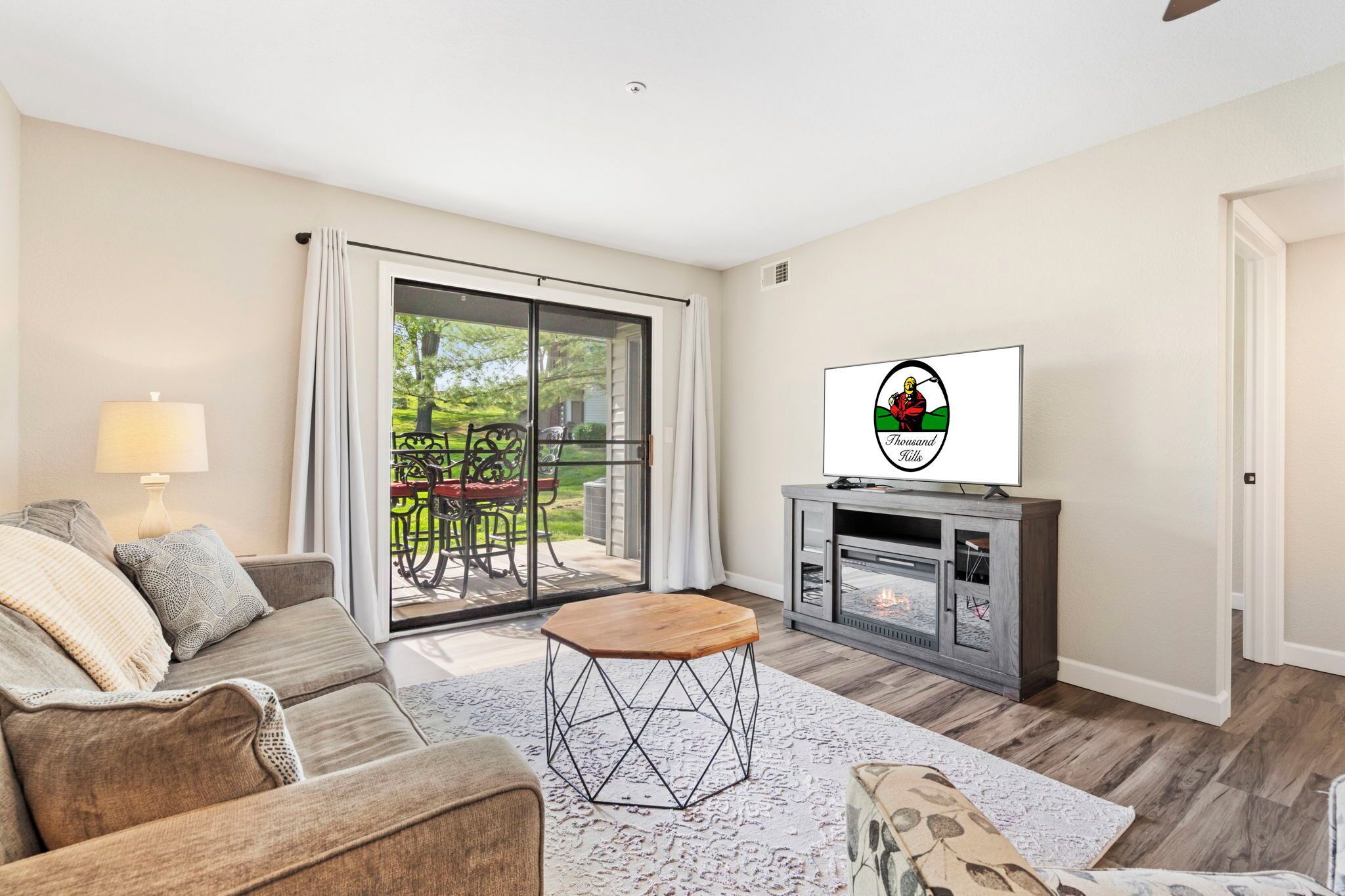 Beautiful Decorated, Modern Golf Condo with Private, Covered Patio near Clubhouse