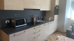 Private kitchen - Baita Carmen Bormio: Two-bedroom apartment located on the ground floor (Bormio)