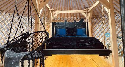 Yurt Freya is a traditional Mongolian yurt with a little extra.