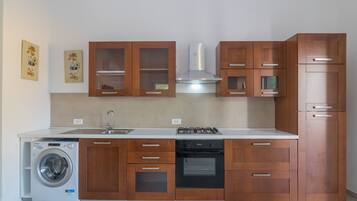 KĂŒhlschrank, Mikrowelle, Ofen, Herdplatte