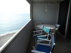 Outdoor dining - Atlantis 1608-Oceanfront 103rd St, Pool, Elev, W/D, AC (Ocean City)