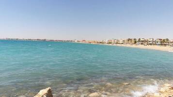 Accommodatie ligt op het strand