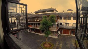 Blick von der Unterkunft