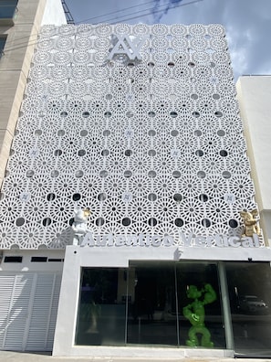 Fassade der Unterkunft