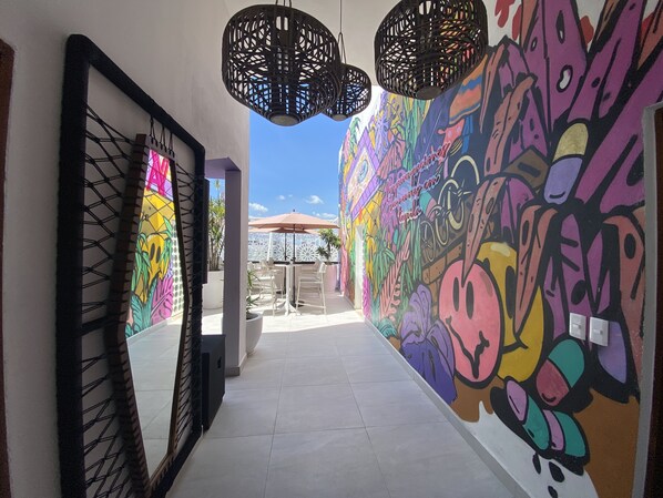 Terrace/patio - Hotel Autentico Vertical Playa Del Carmen (Playa del Carmen)