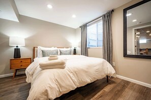 4 bedrooms, iron/ironing board, travel crib, WiFi