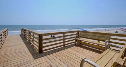 Updated Oceanview Surf City Condo with Pool and Private Beach access