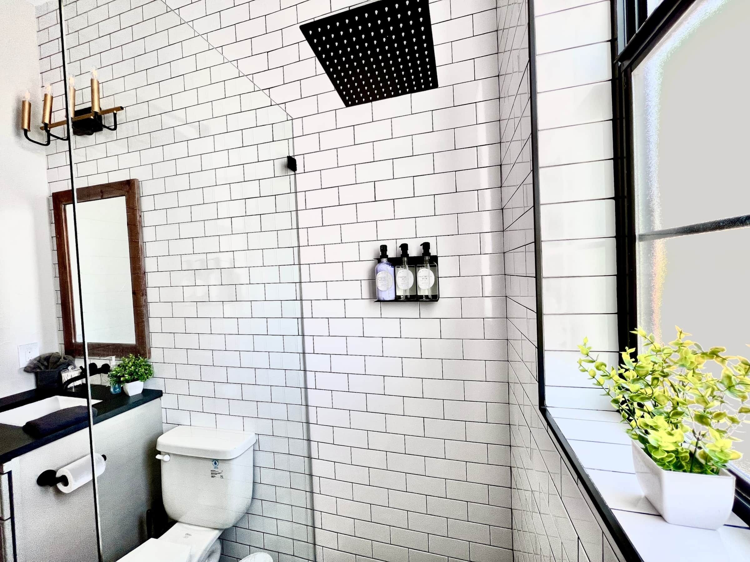 Bathtub, hair dryer, towels