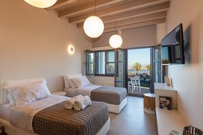 2 室のベッドルーム、アイロン / アイロン台、ベビーベッド、WiFi (無料)