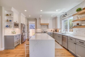 Casa, várias camas (White Sand) | Cozinha privada