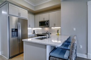 Fridge, microwave, oven, stovetop - Spa Paradise Seaside | Luxe 8-Guest Retreat (Destin)