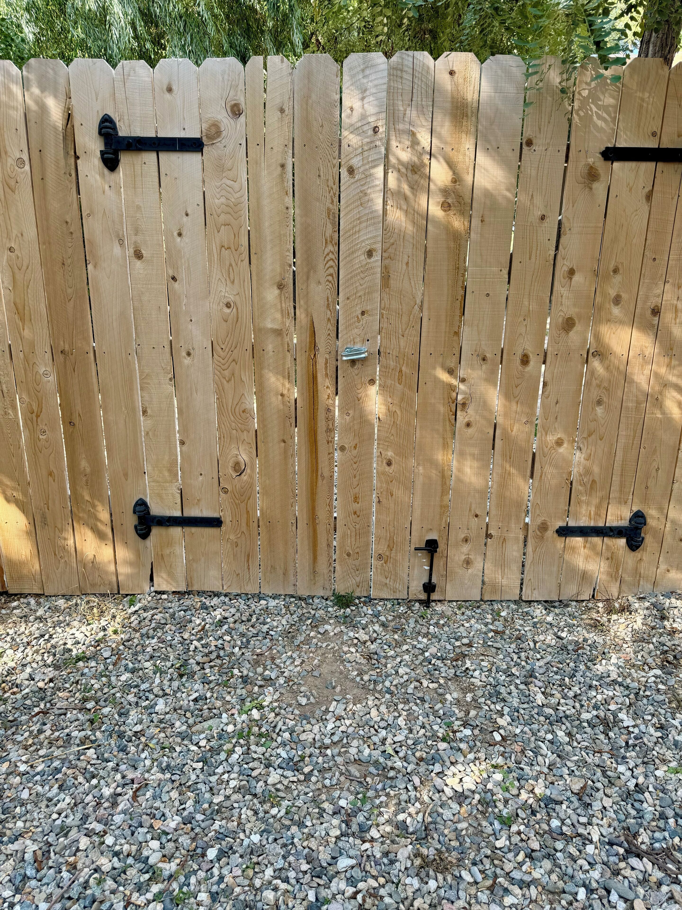 Exit from fenced in backyard