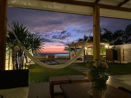 Frontbeach house on the best beach in Ecuador