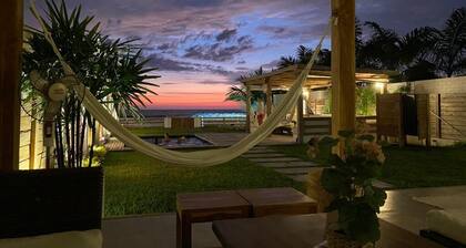 Frontbeach house on the best beach in Ecuador