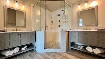 Shower, towels