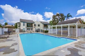 Outdoor pool - Modern & Private Corner-Unit Condo in Central Mira Mesa (San Diego)