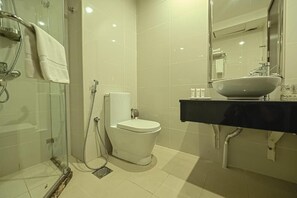 Family Suite | Bathroom | Slippers, towels - GOLDEN CROWN HOTEL ALSEEB MUSCAT (Seeb)