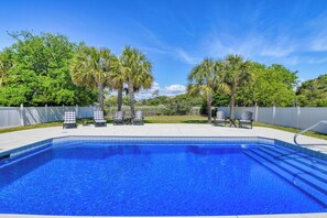 Pool - Lollipops Beach House - Four Bedroom, Three Bath, Private Pool in Long Bay (Myrtle Beach)