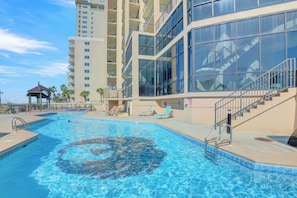 Indoor pool, a heated pool - Phoenix I 1151 by Liquid Life (Orange Beach)