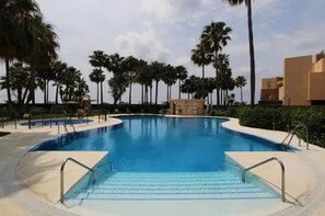 Indoor pool, outdoor pool