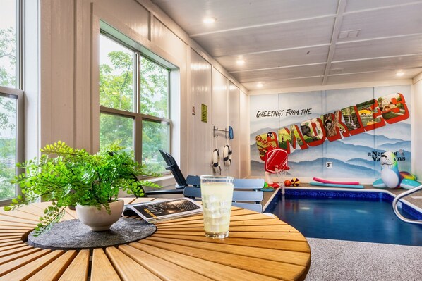 Indoor pool, a heated pool - Prime Amenities|Pool,Hot Tub,4Kings,Arcade,Views (Pigeon Forge)