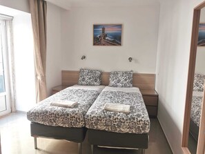 ツインルーム | 防音設備、WiFi (無料)、ベッドシーツ