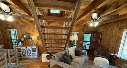 Riverside Retreat located on the Nottely River in the North Georgia Mountains.