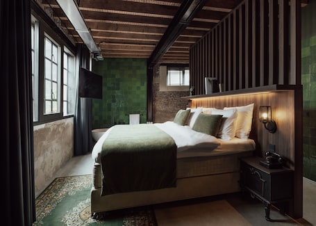 Ropa de cama de alta calidad y minibar