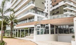 Guests can enjoy stunning views from the hotel's spacious balconies.
