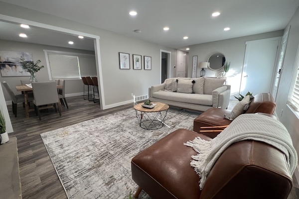 Smart-tv och eldstad