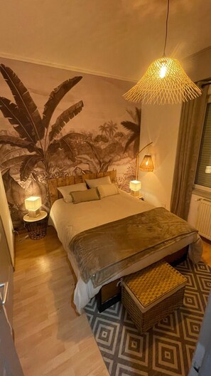 2 bedrooms, iron/ironing board, free WiFi, bed sheets