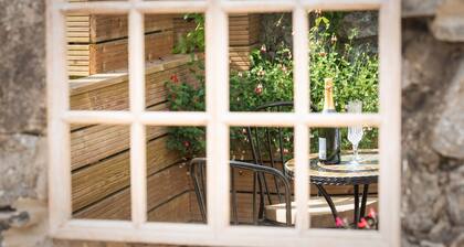 Romantic hot tub getaway moments from the sea front