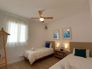 4 bedrooms, in-room safe, iron/ironing board, free WiFi