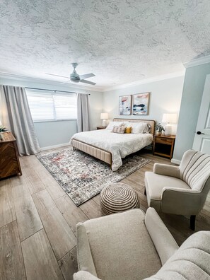 3 habitaciones, cuna de viaje, wifi gratis y ropa de cama 