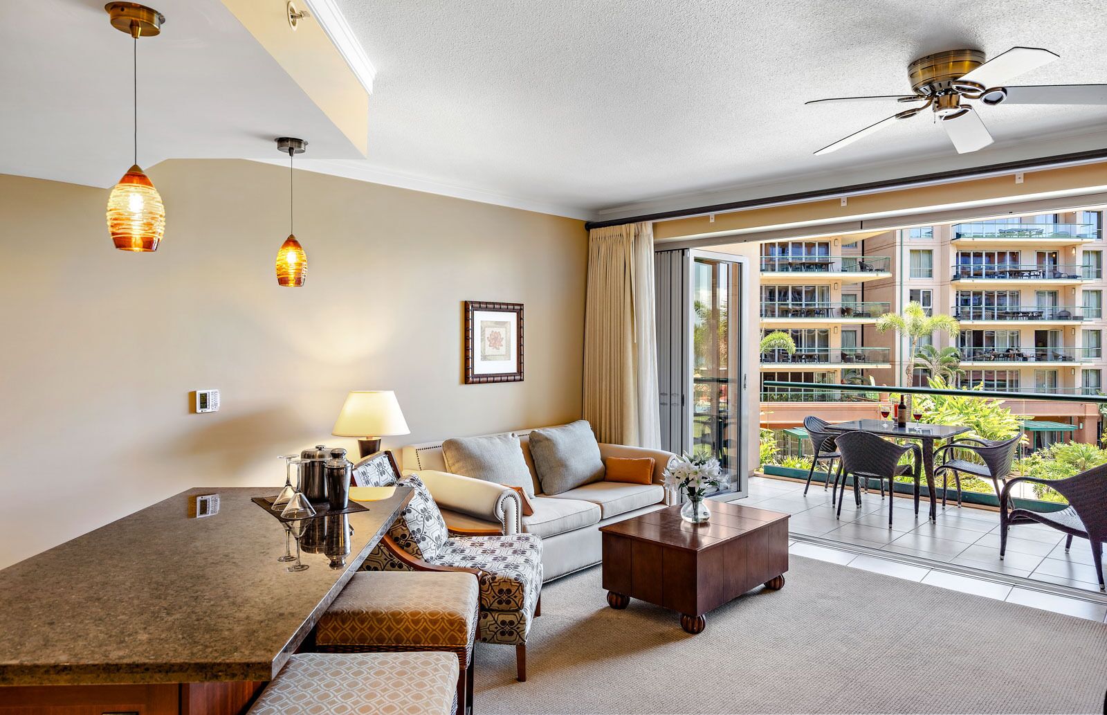 TV, DVD player, stereo