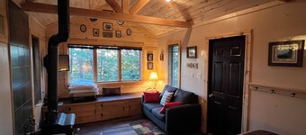 Rustic guest cabin set in the high country between Telluride and Ridgway