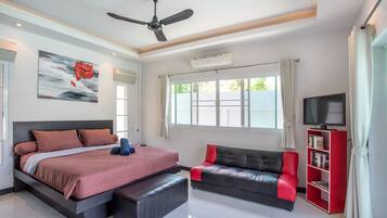 Vila luxo | 3 quartos, Wi-Fi de cortesia, roupa de cama