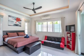 デラックス ヴィラ | 3 室のベッドルーム、WiFi (無料)、ベッドシーツ