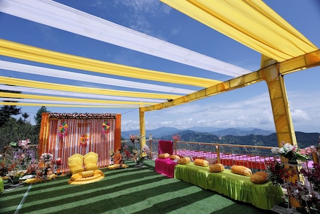 Área de bodas al aire libre