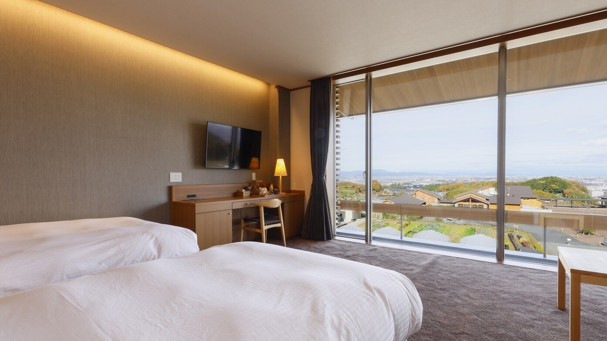 Down comforters, in-room safe, desk, free WiFi
