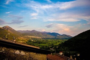 Blick von der Unterkunft